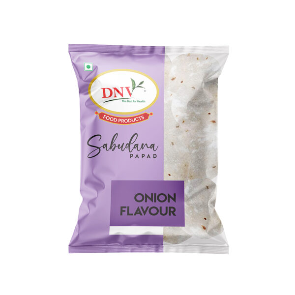Onion Sabudana Papad