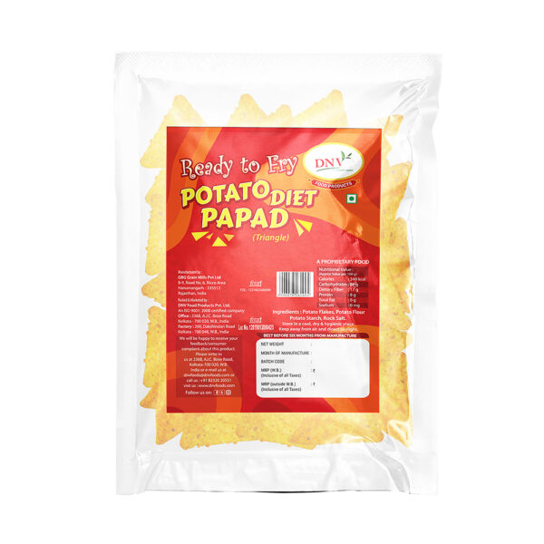 Potato Diet Papad - Triangle