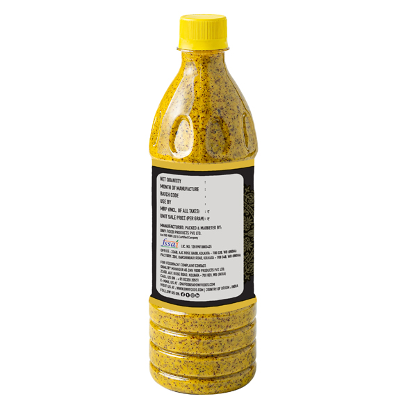 Mustard Kasundi 670 g Back