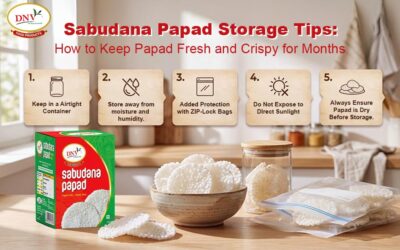 sabudana papad storage tips
